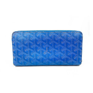Goyard Coated Long Wallet Blue - Gem